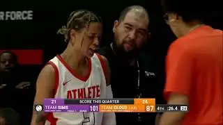 🤐 FURIOUS Natasha Cloud Limps Off Floor After Angel McCoughtry's FLAGRANT Foul | Athletes Unlimited