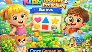 Kids Toddler & Preschool Games | Fun Learning Mini Games Gameplay (Android/iOS)