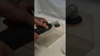 Using SPTA Mini polisher on Candy Machine Bin