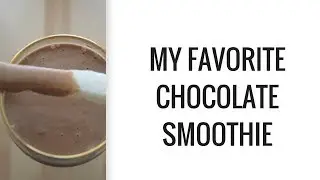 VEGAN CHOCOLATE SMOOTHIE RECIPE