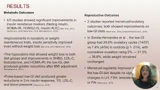 Low&ndash;glycemic index or low&ndash;glycemic load dietary interventions & PCOS