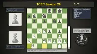 Pawnocchio dev-859ec6f8 vs PlentyChess 7.0.29 | TCEC Season 29 | Round 4.1