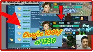 Chuyển vàng 100kv top 1 sever 1230 game võ lâm truyền kỳ mobile - vltk