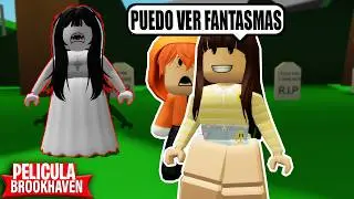 LA NIÑA QUE VE FANTASMAS 👻😨 BROOKHAVEN PELICULA 🏡