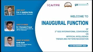 ICAITPR 2024 | IEEE | Vardhaman College of Engineering | IEEE Hyderabad Section