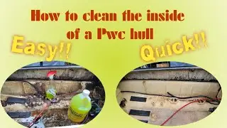 How to clean the inside of a PWC hull