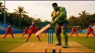 Hulk vs 50 fielder 😱 impossible challenge price 1000000 crore