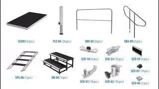 Alustage ALUDECK Light B&uuml;hnenaufbau