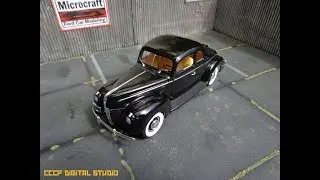 Сборка Revell &mdash; Monogram Ford Standard Business Coupe 1940 года