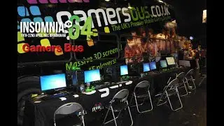 Gaming Double Decker BUS at INSOMNIA 64 Games Festival 2019