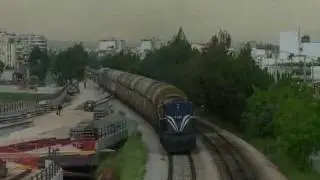 ALCO DL543 IN GREECE ON FREIGHT TRAINS