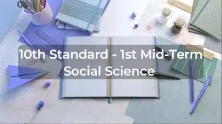 10th Social Science - 1st Mid-Term Test Important Questions | Just Learn Just Fun #important #social
