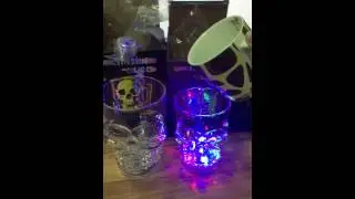 Flashing design LED skeleton cup for party ,concert ,pub ,bar /led cup manufacturer