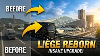 ETS2 Project Benelux Rework: Liège Update | New Roads & City Details