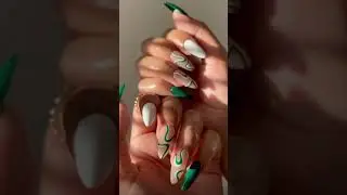 green nail inspo you need to try 💚 #shorts #summer #howto #outfit #nails