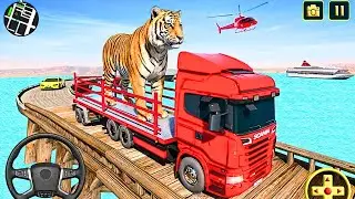 Animal Cargo Truck Driving Game 3D - Animal Transport Cargo Truck 2024 - Andriod Gameplay