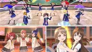Love Live Endings but the groups are mixed (SIFAS)
