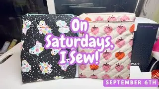 On Saturdays, I Sew! September 6th- Creating Book Sleeves for a Craft Fair