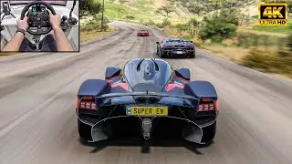Aston Martin Valkyrie VS Hypercars - Forza Horizon 5 | Logitech G923 Steering Wheel