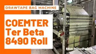 COEMTER Ter Beta 8490 Roll Drawtape bag making machine | COEMTER Machines
