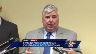 Remains found in Dedham identified as Boston woman
