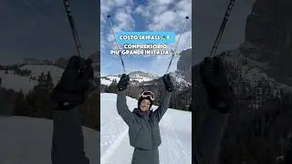 Quanto costa lo Skipass del Dolomiti Super Ski ?! ⛷️ #sciare #dolomiti  #dolomitisuperski