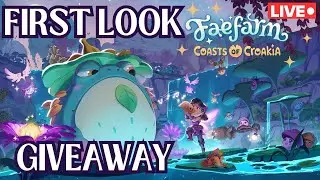 🔴 Fae Farm Coasts of Croakia // FIRST LOOK // GIVEAWAY