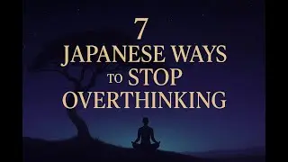 7 Japanese Ways to Stop Overthinking | Wabi-Sabi & Ikigai Wisdom