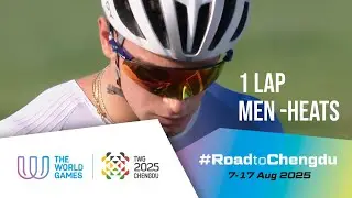 World Games 2025 | Men's 1 Lap Inline Speedskating Heats | Chengdu