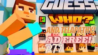 WE PLAYED GUESS THE BLOCK AND TELEPATHY ON MINECRAFT PT1!