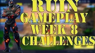 NEW Ruin skin Gameplay - Fortnite Week 8 Challenges & Discovery Skin - Fortnite Battle Royale
