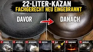 22-Liter-Kazan fachgerecht neu eingebrannt