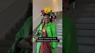 EVERYBODY ATE at the #BBRCreatorsSummit 🤎 #bbr #hairstyle #inclusivebeauty #beauty