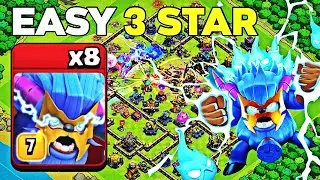 Easily Wipeout! 8 Super Yeti + 5 Revive Spells TH17 Legend League Base's!