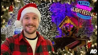 VLOG Рождественского фестиваля света в Тулли &mdash; Лучший световой маршрут в Великобритании?