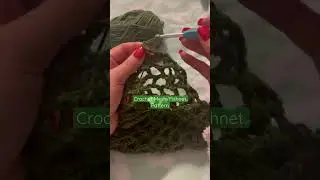 How to: Crochet Mesh /Fishnet Stitch Visual✩ easy & reptitive pattern