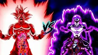 Goku MUI KaiokenX10 V2 OP VS Black Frieza WXD V3 OP in Jump Force Mugen