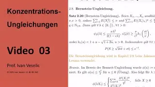 Vorlesung Konzentrationsungleichungen (Video 03)