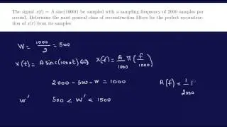 Sampled Messages-Reconstruction Filter-FE/EIT Exam Review