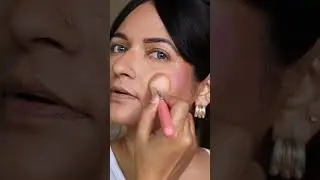 How I apply liquid blush on my hyperpigmentation skin #makeuphack #pigmented