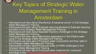 Strategic Water Management Training