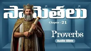 Proverbs Chapter 21 in Telugu | సామెతలు 21 | Telugu Audio Bible | Daily Bible Reading