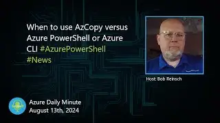#AzurePowerShell #AzureCLI #AzCopy #AzureAppService -- AzCopy vs PowerShell or Azure CLI