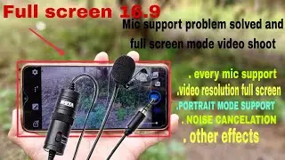 Open camera 5 update || Mic support full tips।UF tech