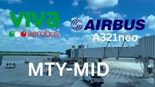 VivaAerobus Airbus A321neo Monterrey (MTY) to Merida (MID) Trip Report | Economy Class