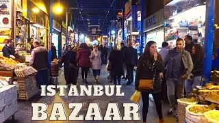 Walking Tour Istanbul Bazaar | Turkey Market Video | Egyptian and Spice Bazaar