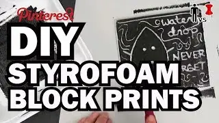 DIY Styrofoam Block Prints - Man Vs Pin #50 - 1M Subscribers!!!!