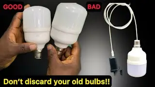 DIY Old LED Bulb Hack: Repurpose Old LED&nbsp;Bulbs and USB Cable!