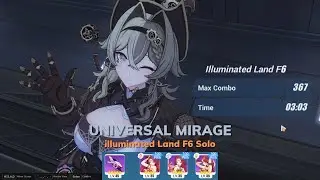 SUPER FUN!!! HC Vill-V With F2P Gears Solo Universal Mirage Illuminated Land F6 (Honkai Impact 3rd)