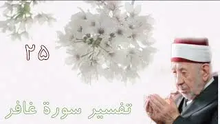 تفسير وتدبر سورة غافر (أفلم يسيروا في الأرض فينظروا كيف كان عاقبة الذين من قبلهم .....) للشيخ البوطي